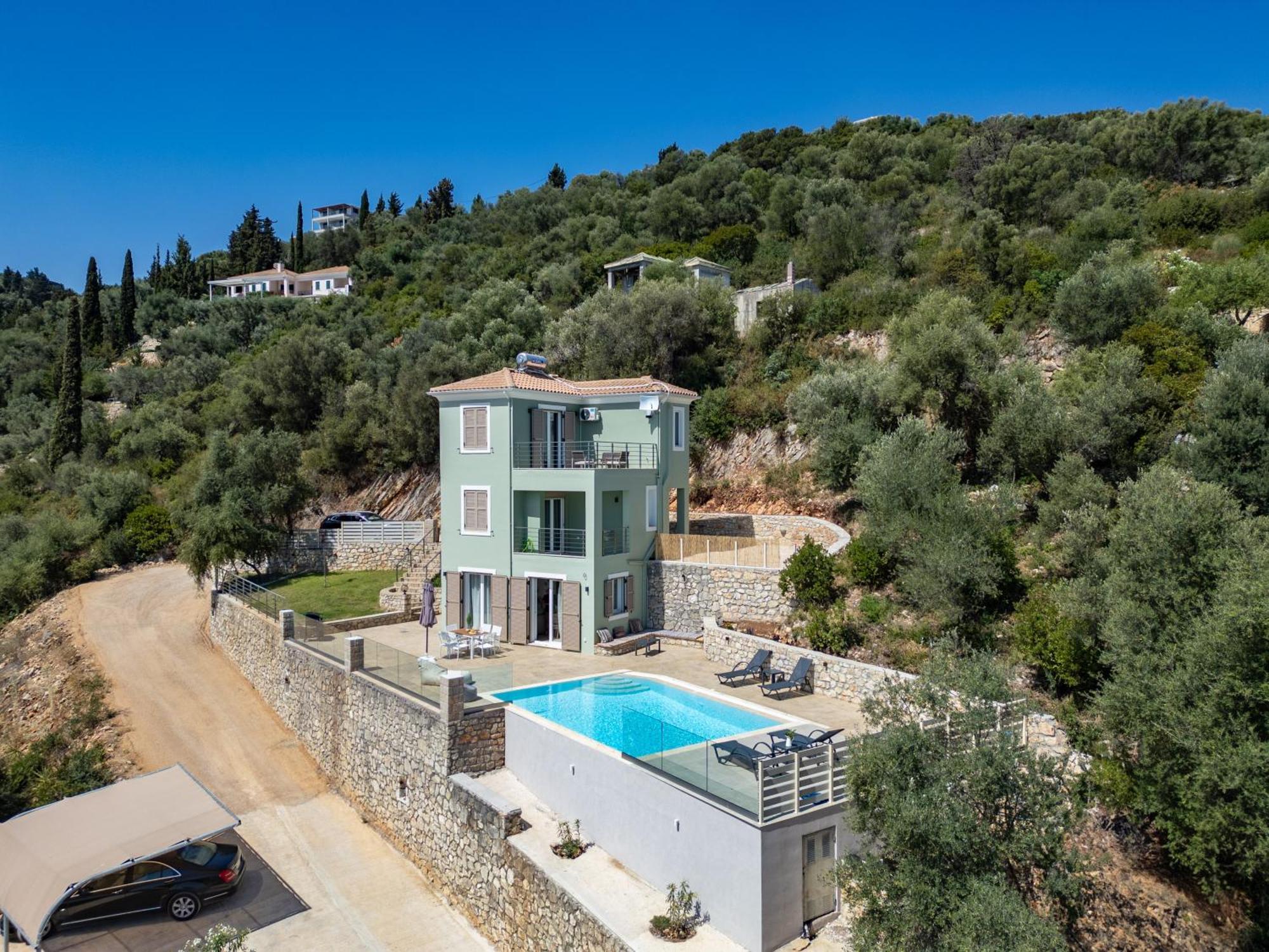 Koumaries Villas ลิเกีย ภายนอก รูปภาพ